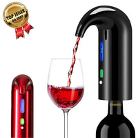 Portable Smart Electronic Automatic Wine Aerator Decanter Dispenser Rechargeable