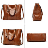 Women's PU Leather Fashion Handbag Tote Satchel Shoulder Bag Purse Crossbody Bag