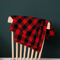 Plaid Table Cloth Cover, Picnic Tablecloth, Cotton Linen Wrinkle Free Rectangle Table Cloth Home Christmas Party Decorative Table Cover