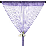 39"x78" String Door Curtain Beads Room Divider Crystal Tassel Fringe Beaded Window Panel