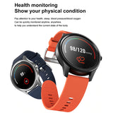 DT55 IP67 Smart Watch Blood Oxygen Pressure Heart Rate Monitor Fitness Tracker