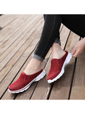 Womens Mens Slip-on Mules Slippers Comfortable Casual Flat Shoes Non-Slip