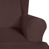 Stretch Armrest Sofa Cover Wing Back Chair Cover Elastic Spandex Armchair Slipcover Protector for Homeliving Room Office