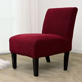 Modern Slipper Chair Slipcover Stretch Armless Chair Cover Furniture Protector
