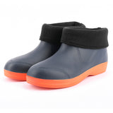 Womens Mens Waterproof Rain Boots Garden Work Slip On Ankle Booties Non Slip House Shoes
