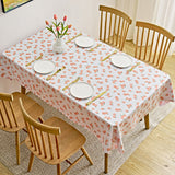 Waterproof PVC Table Cloth Oil-Proof Wipeable Rectangle Tablecloth Kitchen Decor