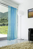 Textile 1/2X Sheer Voile Window Treatment Rod Pocket Curtain Panels for Bedroom and Living Room