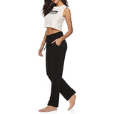 Women Loose Yoga Pants Trousers Fitness Sports Wide Leg Pants Legging Drawstring