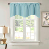 Cafe Kitchen Bathroom Short Blackout Curtain Panel Valance Drape Rod Pocket Deco