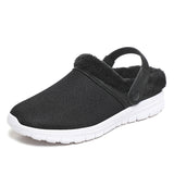 Unisex Slip On Mules Slipper Winter Warm Non-Slip Home Indoor Shoes US 6.5-13