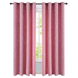 Room Darkening Curtain Grommet Curtain, Dinosaur Patterns Blackout Curtain Panels for Kids Bedroom Decor