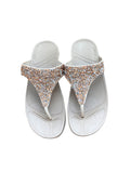 Women Rhinestone Slippers Sandals Slip On Flip Flops Thong Mules Casual Shoes