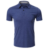 Men's Solid Color Short Sleeve Polo Shirt Casual Tops Blouse Pullover Sweatshirt