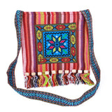Vintage Ethnic Embroidered Tassel Sling Crossbody Boho Hippie Shoulder Bag Purse