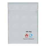 Waterproof Money Bag Fireproof Document Bag Fire Safe Cash Pouch Envelope Holder