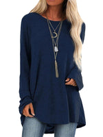 Women Ladies Long Sleeve Pullover T-shirt Loose Baggy Casual Tunic Tops