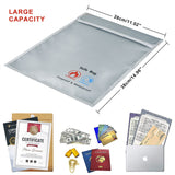 Waterproof Money Bag Fireproof Document Bag Fire Safe Cash Pouch Envelope Holder