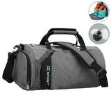Mens Women Sports Travel Duffel Bags Shoulder Bag, Waterproof Gym Fitness Bag Weekender Overnight Handbag with Shoe Pocket