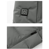 Men's Heated Vest Electric Jacket Coat USB Warm Heating Pad Winter Body Warmer