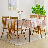 Waterproof PVC Table Cloth Oil-Proof Wipeable Rectangle Tablecloth Kitchen Decor