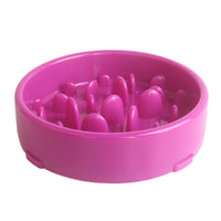 Slow Feeder Dog Bowl Anti Bloat Non Skid Pet Cat Puppy Food Dish Water Feeding