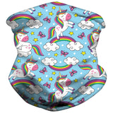 Ice Silk Kids Balaclava Tube Scarf Headband Face Mask Neck Gaiter Wrap Bandana