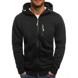 Men's Hoodie Zip-up Smart Casual Sweatshirt Hooded Regular Fit Jumper Pockets