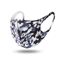CUH Camouflage Frabic Face Masks,Adult Woman Man Mouth Covering,Strethable Mouth-muffle,Washable Reusable Mask