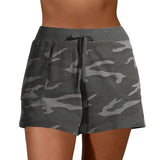 Women Camouflage Quick-drying Shorts Casual Beach Soft Bottoms Sports Drawstring