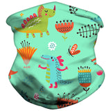 Ice Silk Kids Balaclava Tube Scarf Headband Face Mask Neck Gaiter Wrap Bandana