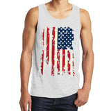 Men American Flag Sleeveless Vest Tank Top Undershirt Sports Gym Fitness T-Shirt