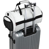 Mens Women Sports Travel Duffel Bags Shoulder Bag, Waterproof Gym Fitness Bag Weekender Overnight Handbag with Shoe Pocket