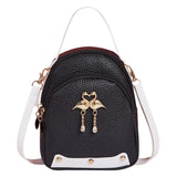 Women Mini Backpack Purse PU Leather Handbag Crossbody Bag Rucksack Shoulder Bag