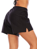 Women Boyshorts Swim Boxer Shorts Bikini Bottoms Boardshorts Swimsuit Swimwear