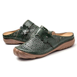 Womens Clogs Shoes Slip on Mules Casual Flat Slippers Flowers Soft Beach Sandals