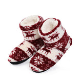 Women Slippers Coral fleece Fur Ankle Boots Warm Indoor Home Shoes Soft Soled