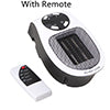 500W Portable Mini Electric Plug-In Wall Heater Handy Room Blower Fan Radiator