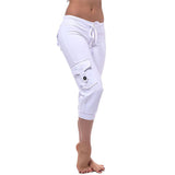 Women Sport Yoga Capris Pajama PJ Pants Plus Size