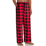 Mens Casual Plaid Printed Loose Pants Pajama Bottoms Trousers Sleepwear Homewear