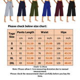 Women High Waist Dance Yoga Pants Casual Drawstring Straight Leg Trousers Slacks