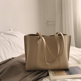 Women PU Leather Designer Shoulder Bag Tote Large Handbag Office Lady Messenger