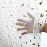 Triangle Tulle Voile Window Curtain Drape Panel Sheer Scarf Valances Home Decor