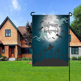 Halloween Fall Garden Flag Seasonal Garden Flags Vertical Double Sided Holiday Yard Flags for Outdoor Decorations, Ghost Pumpkin