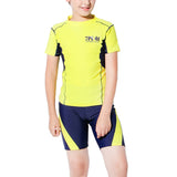 Boys Swimsuit Swimwear Short Sleeve Rash Guard Swim Tops Swim Shorts Shirt Board Swim Trunks Pants Board Shorts Boardshorts Beachwear Quick-Dry Sun Protection Casual Surfing Bathing Suit
