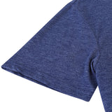 Men's Solid Color Short Sleeve Polo Shirt Casual Tops Blouse Pullover Sweatshirt