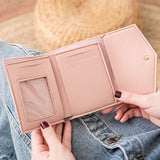 PU Leather Tassels Trifold Wallet Credit Card Holder Money Clutch Purse Handbag