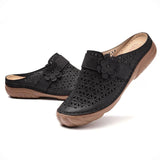 Womens Clogs Shoes Slip on Mules Casual Flat Slippers Flowers Soft Beach Sandals