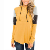 Women Long Sleeve Pockets Hoodie Sweatshirt Pullover Blouse Casual Hooded Tops