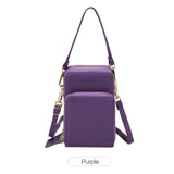 Women Small Cell Phone Case Handbag PU Leather Crossbody Shoulder Bag Wrist Strap Purse Pouch Messenger Bags with Card Slots