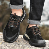 Men Casual Hiking Trainer Outdoor Trekking Sneaker Sports Non-slip Running Lace Up Shoes